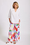 COTTON DRAWSTRING PANT SAILBOAT