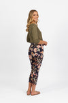 PRINTED SKINNY LEG 7/8 LIGHTWEIGHT PULL ON PANT