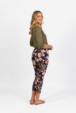 PRINTED SKINNY LEG 7/8 LIGHTWEIGHT PULL ON PANT