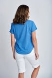 COTTON TEE BLUE