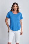 COTTON TEE BLUE