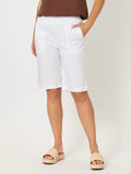 SANTORINI COTTON SHORT WHITE