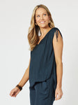 TRAVELLER LUXE V NECK TOP