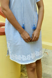 SYMI DRESS BLUE