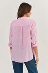 LINEN BOYFRIEND SHIRT PINK