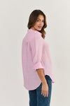 LINEN BOYFRIEND SHIRT PINK