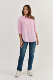 LINEN BOYFRIEND SHIRT PINK