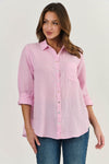 LINEN BOYFRIEND SHIRT PINK