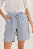 EMMA LINEN SHORTS DECKCHAIR