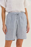 EMMA LINEN SHORTS DECKCHAIR