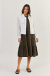 MACEY LINEN JACKET WHITE