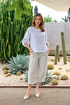 MERRY LINEN PANT NOUGAT