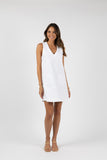 GIGI SHIFT DRESS WHITE