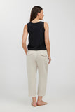 LIDO 3/4 LINEN PANT NATURAL