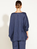 A WALK IN THE PARK LINEN TOP