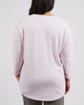 ANNIE 3/4 SLEEVE PINK