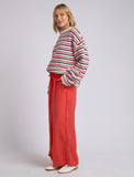 CALLIE WIDE LEG PANT TANGELLO