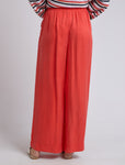 CALLIE WIDE LEG PANT TANGELLO