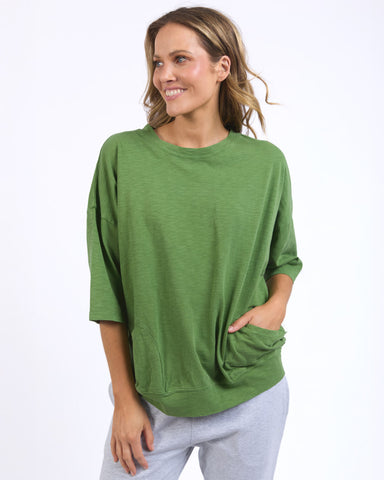 MAZIE SWEAT CEDAR GREEN