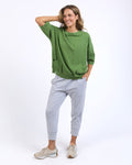 MAZIE SWEAT CEDAR GREEN