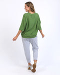 MAZIE SWEAT CEDAR GREEN