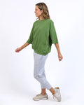 MAZIE SWEAT CEDAR GREEN