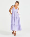 PHILLIPA TIERED MAXI STRIPE