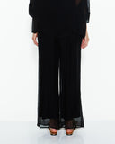 SUNLIGHT AND SHADOW SILK PANT BLACK