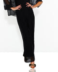 SUNLIGHT AND SHADOW SILK PANT BLACK