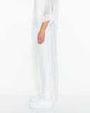 SUNLIGHT AND SHADOW SILK PANT WHITE