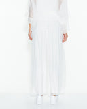 SUNLIGHT AND SHADOW SILK PANT WHITE