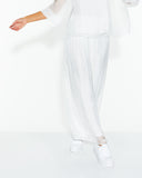 SUNLIGHT AND SHADOW SILK PANT WHITE